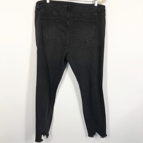 Wild Fable High Rise Skinny Black Ripped Jeans 18 - Picture 7 of 7